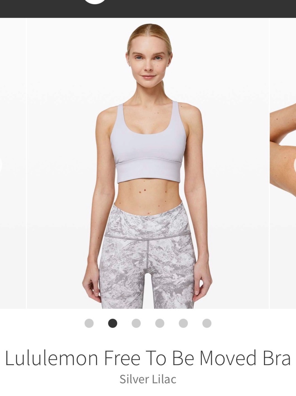 lululemon athletica Free To Be Moved Bra - Silver Lilac